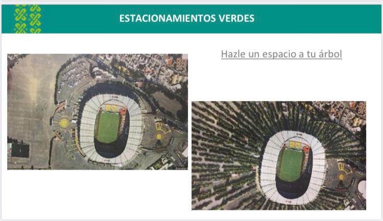 Estacionamientos verdes en CdMx.