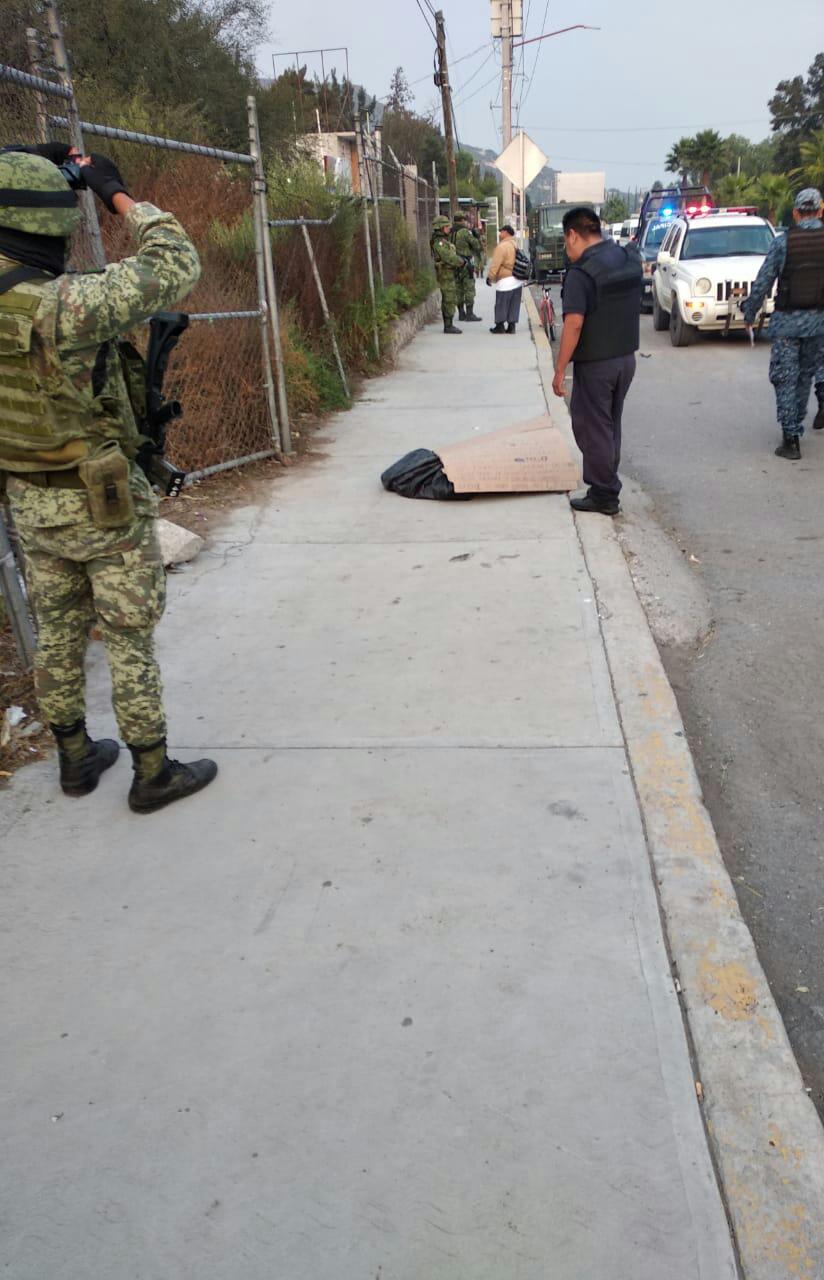 Policías responden a reporte ciudadano en Ixmiquilpan. (Cortesía)