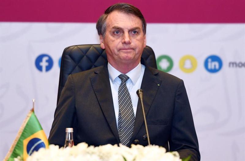 "No pretendo felicitarlo", dijo el presidente brasileño, Jair Bolsonaro. (EFE)