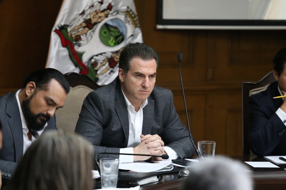 Adrián de la Garza Santos, alcalde de Monterrey. (Foto: Jorge López)