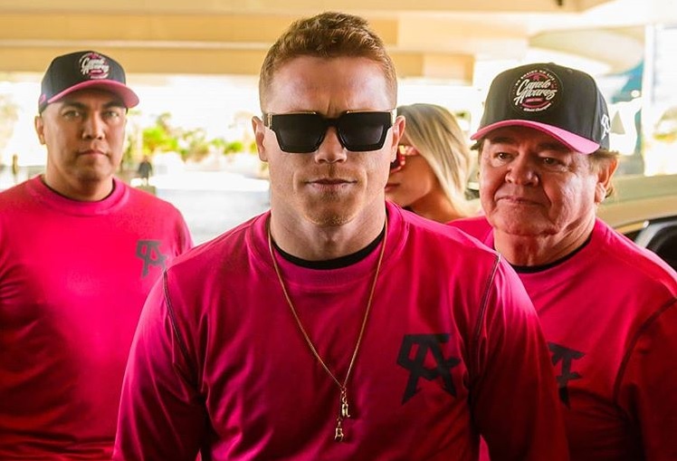 Canelo Álvarez realizó su presentación en Las Vegas (Instagram: Saúl Álvarez)