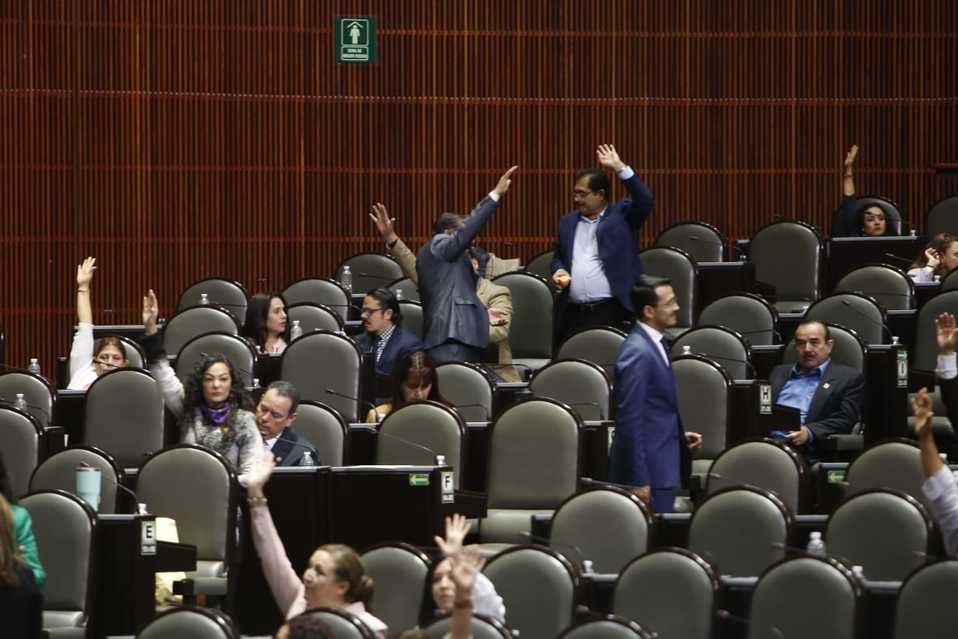 Pleno de la Cámara de Diputados durante el debate del dictamen para quitar el fuero al Presidente (Ariana Pérez)