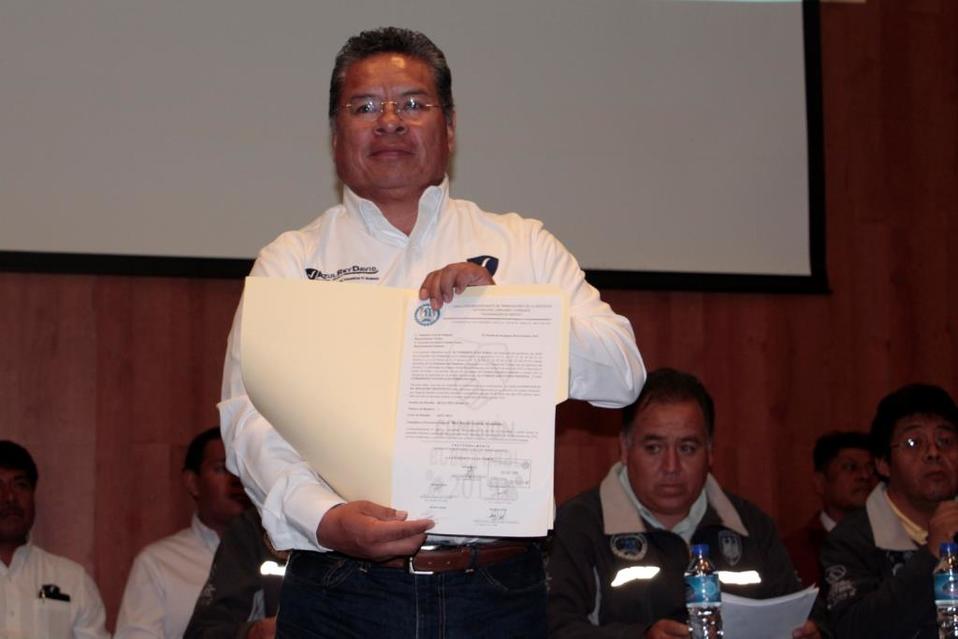 El presidente de la Comisión Electoral, Yair Hernández Rodríguez, comentó que cada una de las planillas validó el proceso. (Melanie Torres)
