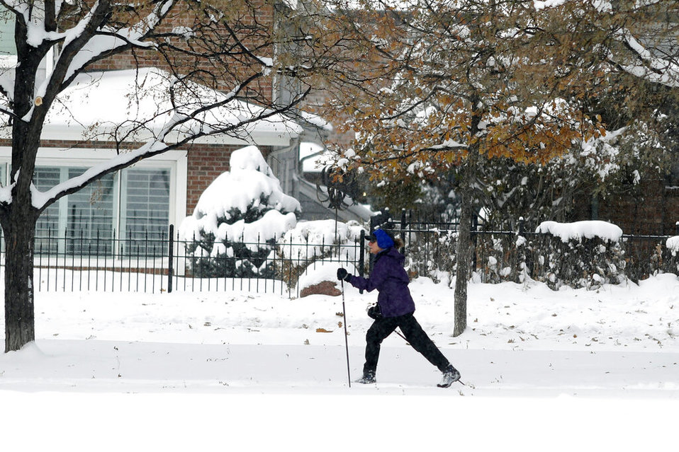 La zona del medio oeste en Estados Unidos registra en pleno otoño temperaturas bajo cero (AP)