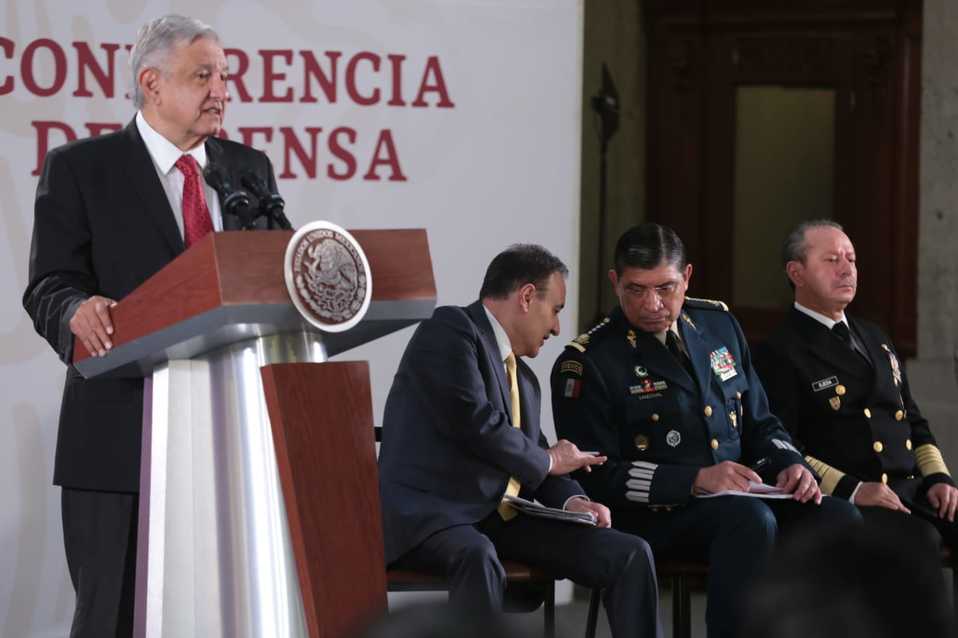 Conferencia de prensa del Presidente del 30 de octubre. (Jesús Quintanar)