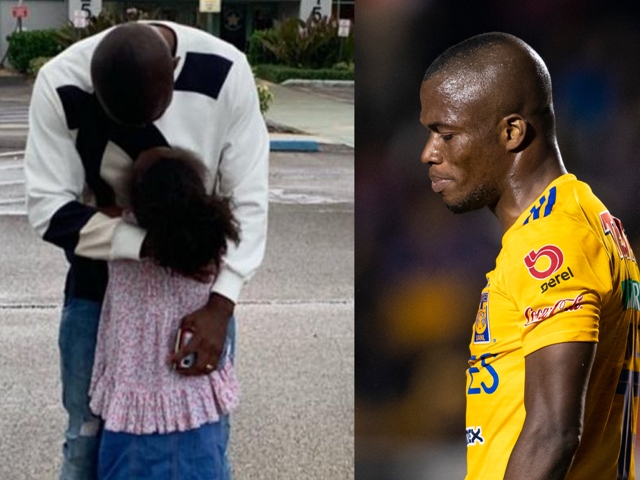 Enner Valencia y su hija (Instagram Enner Valencia)
