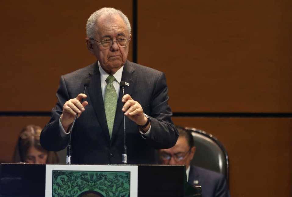 Javier Jiménez Espriú, secretario de Comunicaciones y Transportes en su comparecencia en la Cámara de Diputados (Javier Ríos)