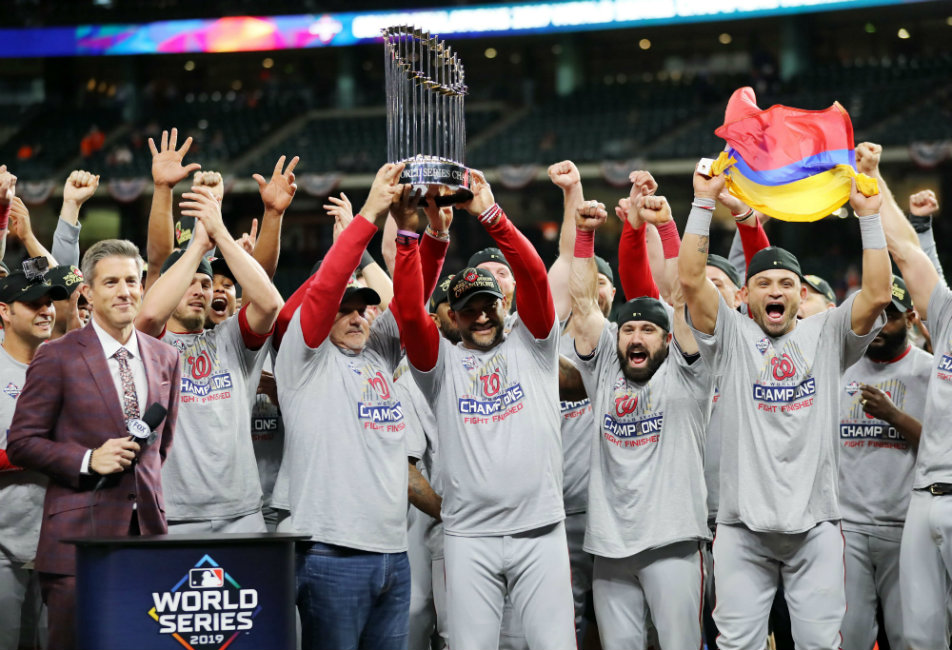 Los Nacionales de Washington son campeones de la MLB (AFP)