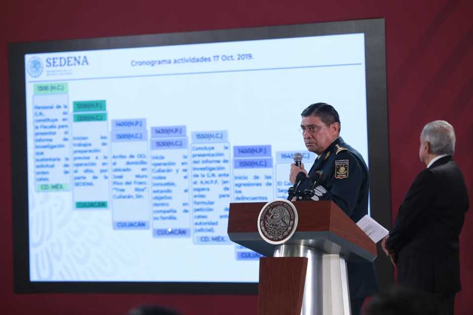 Luis Cresencio Sandoval, secretario de la Defensa Nacional. (Jesús Quintanar)