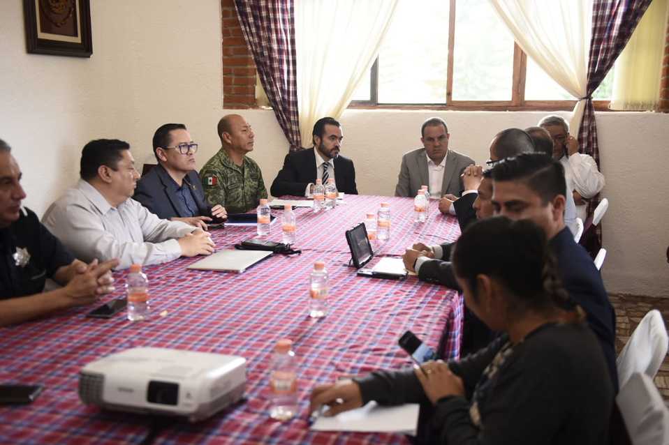 La Mesa de Coordinación Estatal para la Construcción de la Paz realizó la reunión de emergencia tras lo ocurrido en el penal. (Cortesía)
