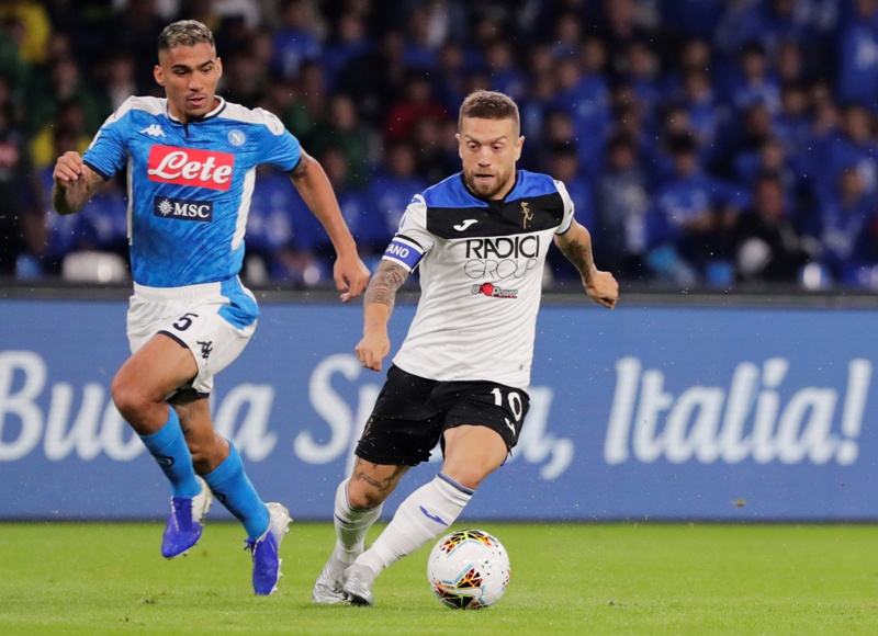 Napoli y Atalanta empatan el encuentro de la Serie A (Reuters)