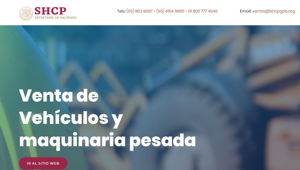 Página web falsa de la Secretaría de Hacienda. (Notivox Digital)
