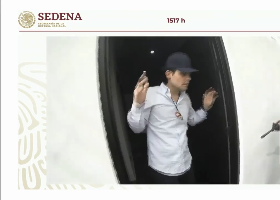 La Sedena presentó un video de la detención de Ovidio Guzmán. (Milenio)