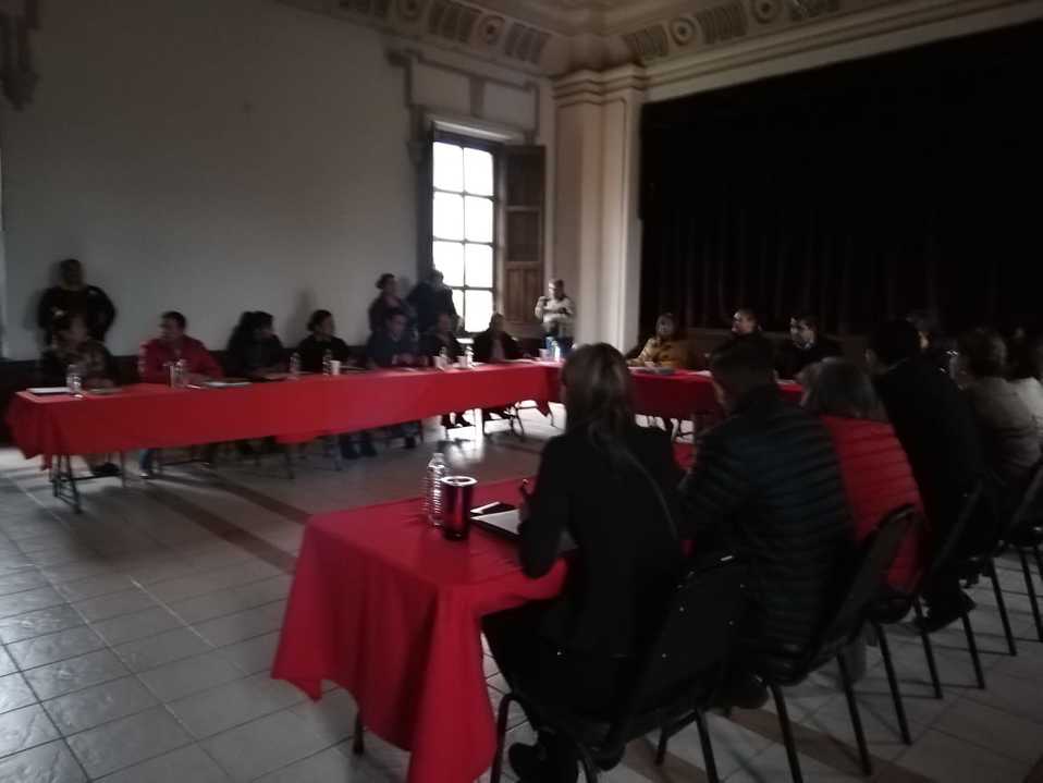 La actividad en la Presidencia Municipal se suspendió así como en todas las dependencias. (Isis Rábago)