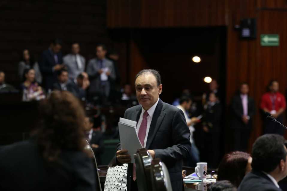 Alfonso Durazo compareció en la Cámara de Diputados luego del operativo en Culiacán | Octavio Hoyos