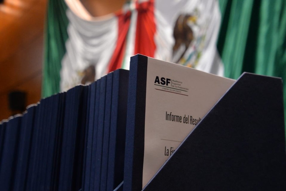 La Auditoría Superior de la Federación presentó su informe sobre la Cuente Púiblica 2018 (@ASF_Mexico)