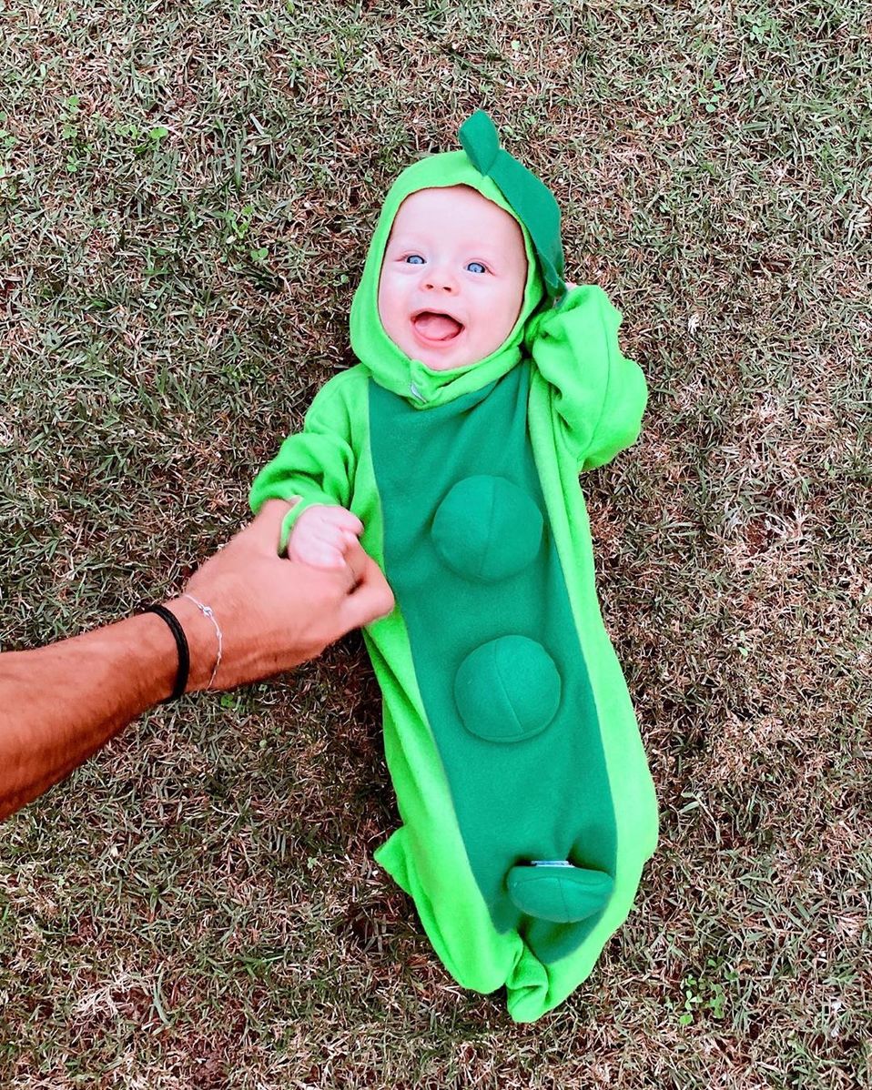 Noah, el bebé de Javier 'Chicharito' Hernández tiene cuatro meses. (Tomada de IG: sarahkohan)