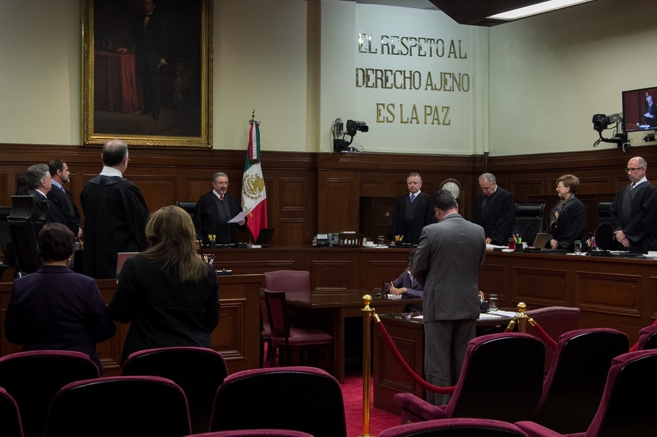 Sesión del pleno de la Suprema Corte de Justicia de la Nación. (Cuartoscuro)