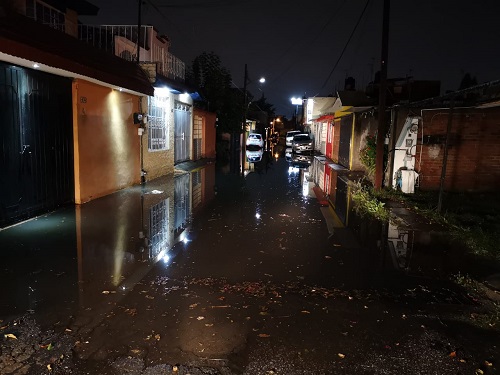 Una de las calles afectadas. (Alejandro González)