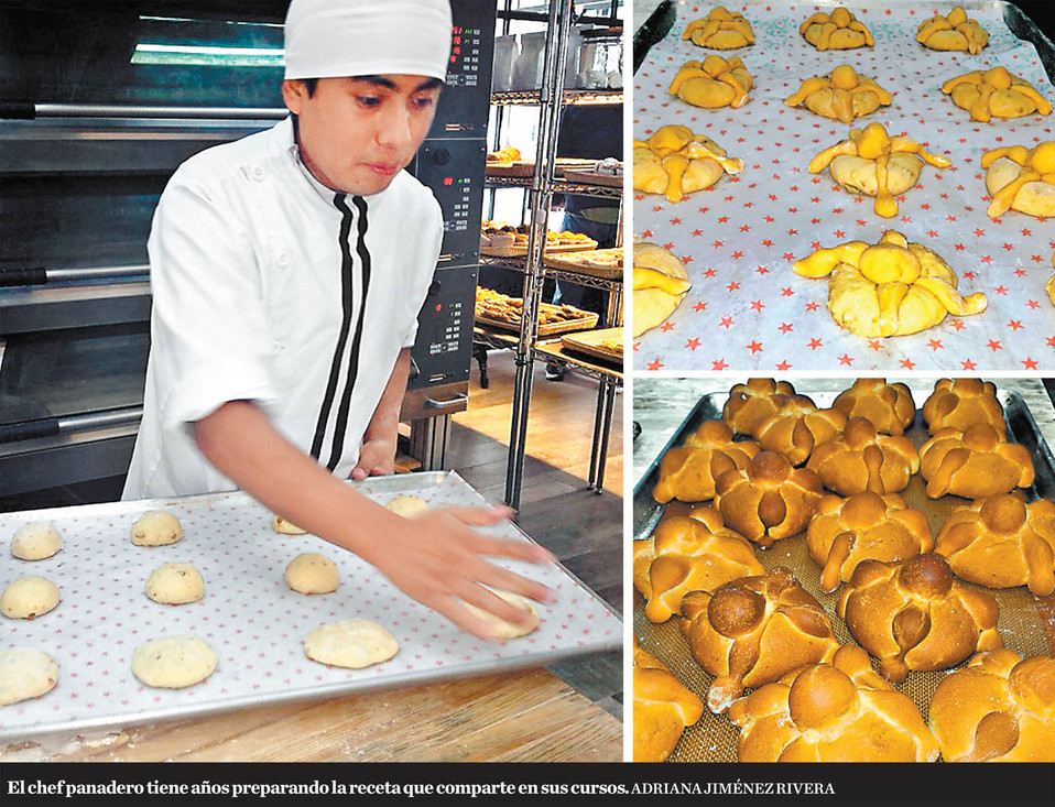 El chef panadero tiene años preparando la receta que comparte en sus cursos. (Adriana Jiménez Rivera)