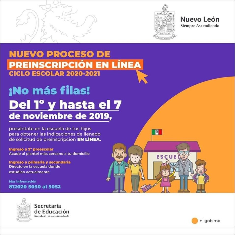 Comunicado Secretaría de Educación NL. (Foto: Especial)