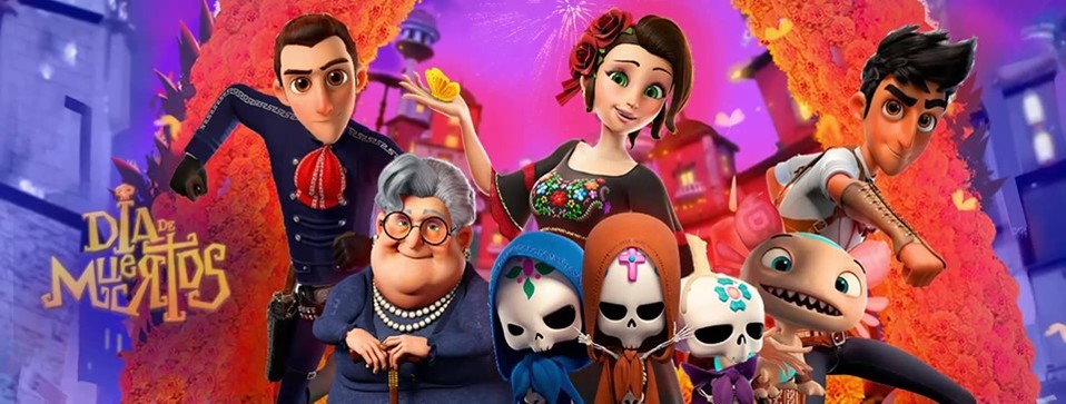 Ellos son los personajes de la película ‘Día de muertos’ (Facebook).