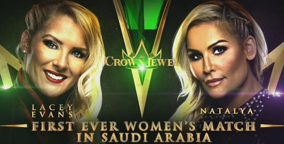 Natalya y Lacey Evans en Arabia Saudita (Twitter @WWE)