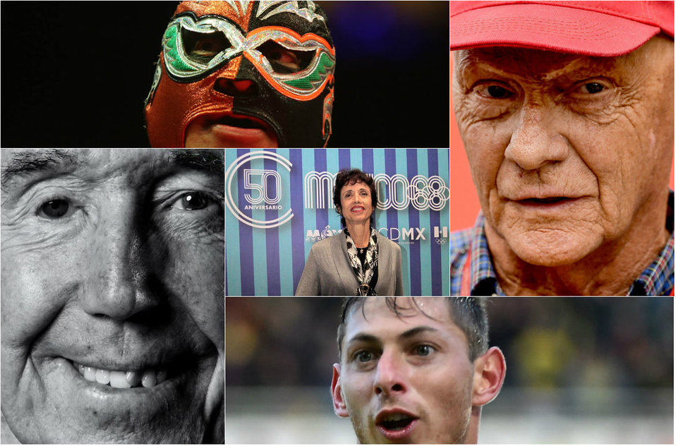Personajes del deporte que fallecieron en 2019