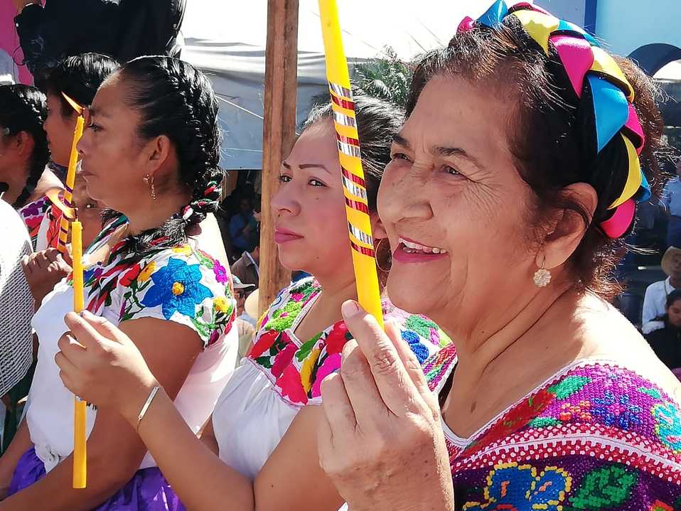 Pobladores participan en la actividades tradicionales de San Felipe Orizatlán. (Elizabeth Hernández)