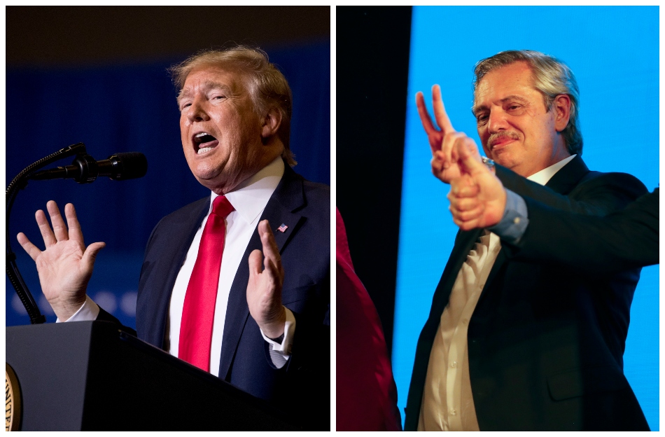 Trump aseguró que proporcionará facilidades con Fernández para tratar con el FMI (AP)