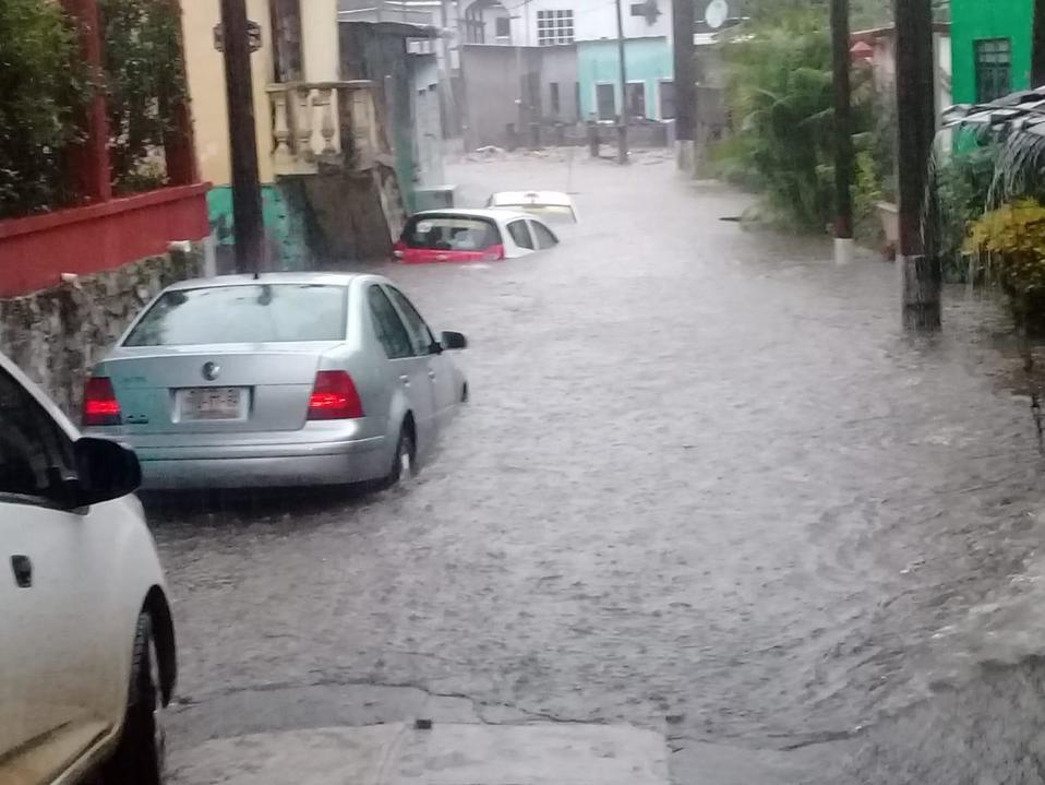 Las lluvias generaron inundaciones, (isabel Zamudio)