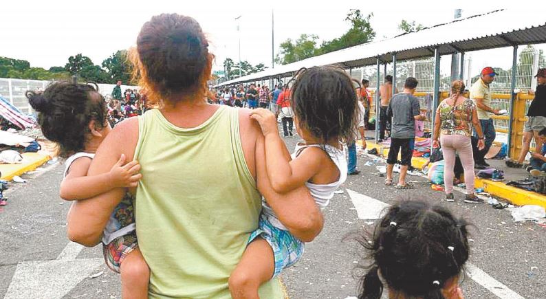Niños migrantes en su paso por Tamaulipas  (Foto/CORTESÍA)