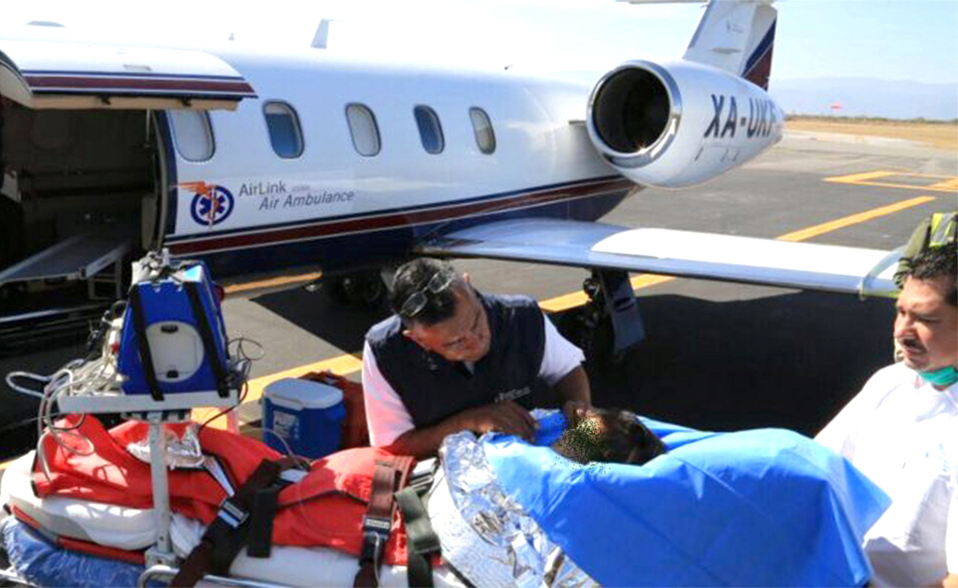 Tamaulipas cuenta con un avión ambulancia.  (Cortesía)