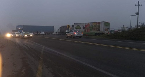 El camión hacía una maniobra en la zona. (Especial)