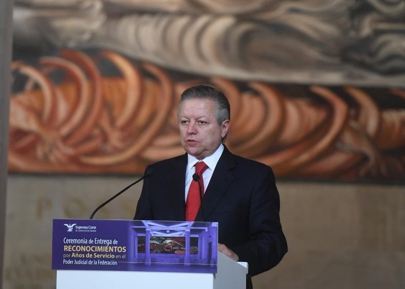 Arturo Zaldívar, ministro presidente de la Corte./ Twitter @SCJN