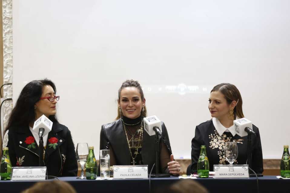 Avelina Lésper, Paola Celada y Mara Sepúlveda en la presentación de 'La teoría de mis voces' (Araceli López).