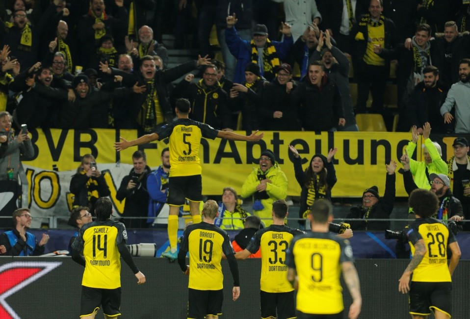Borussia Dortmund se coloca en la segunda posición del grupo F (Reuters)
