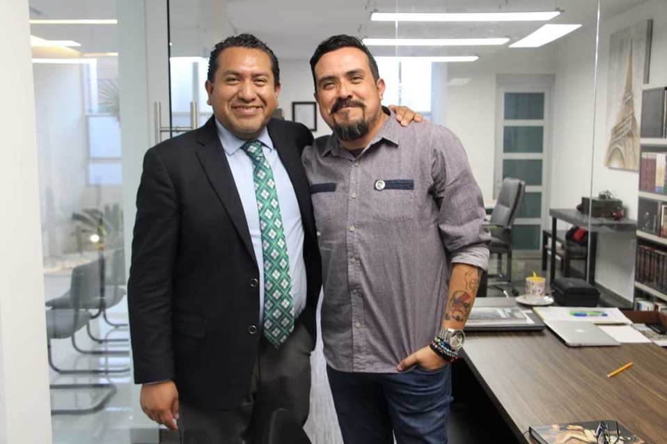 José Olaf Hernández Sánchez y Enrique Montoya. (Cortesía)