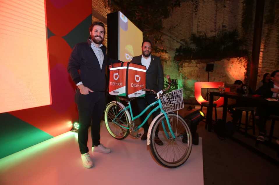 Durante el lanzamiento de DiDi Foods. (Foto: Juan Carlos Bautista)
