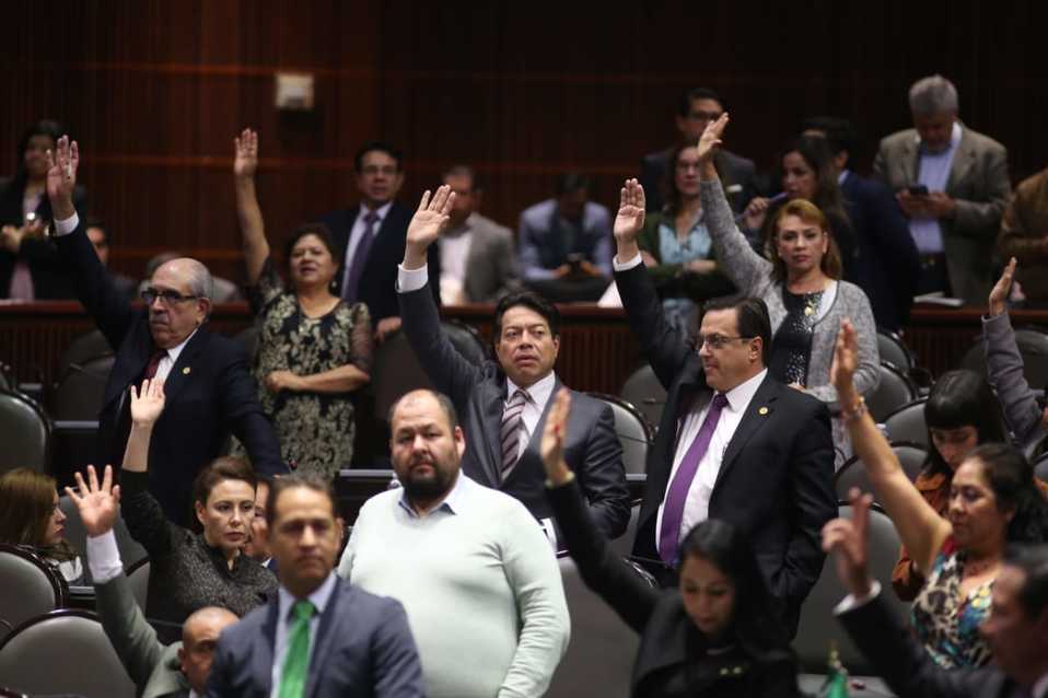 Legisladores en San Lázaro. (Octavio Hoyos)