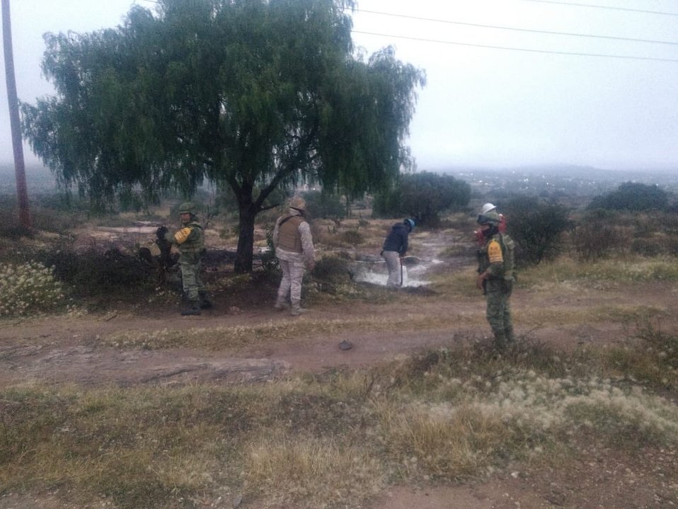 Toma clandestina en San Agustín Tlaxiaca. (Especial)