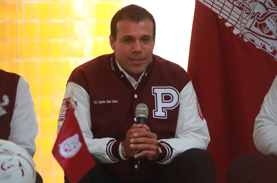 Agustín López, head coach de los Burros Blancos, en conferencia de prensa (Imago7)