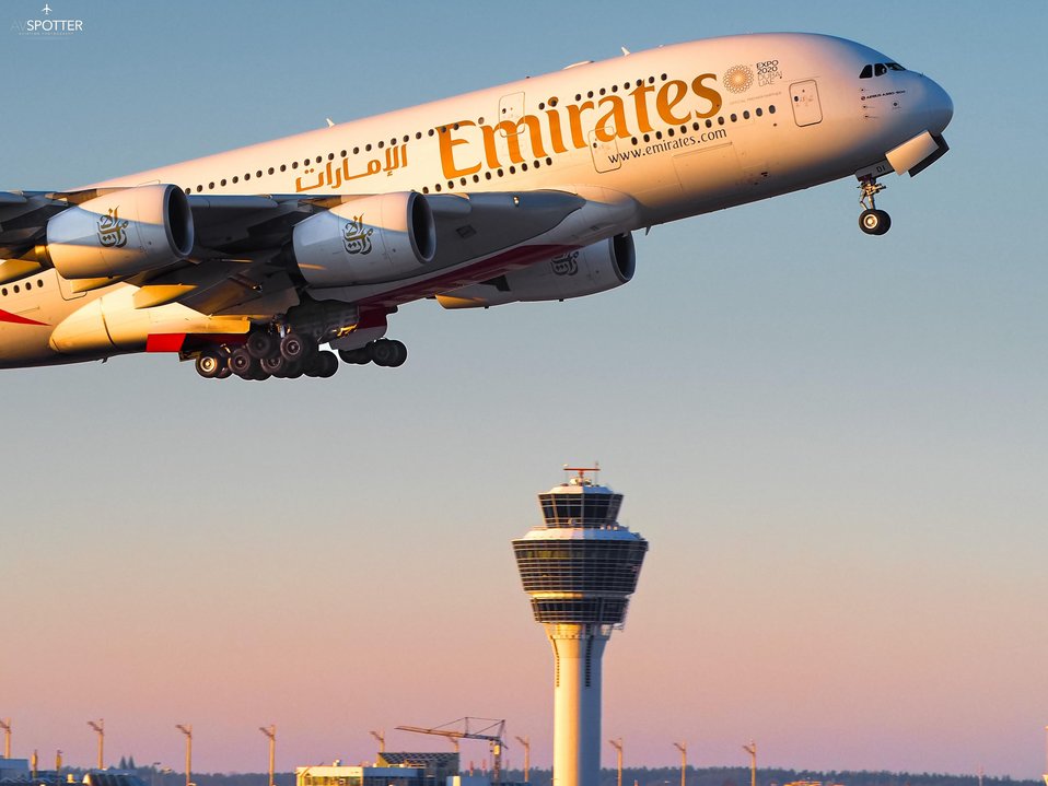 Avión de Emirates Airlines (@emirates)