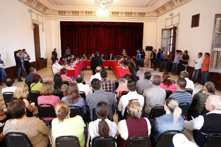 Se llevó a cabo en el Salón Azul de la Presidencia Municipal de Lerdo. (Rolando Riestra)