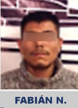 Fabián N., segundo implicado en el delito de homicidio calificado. (Especial)