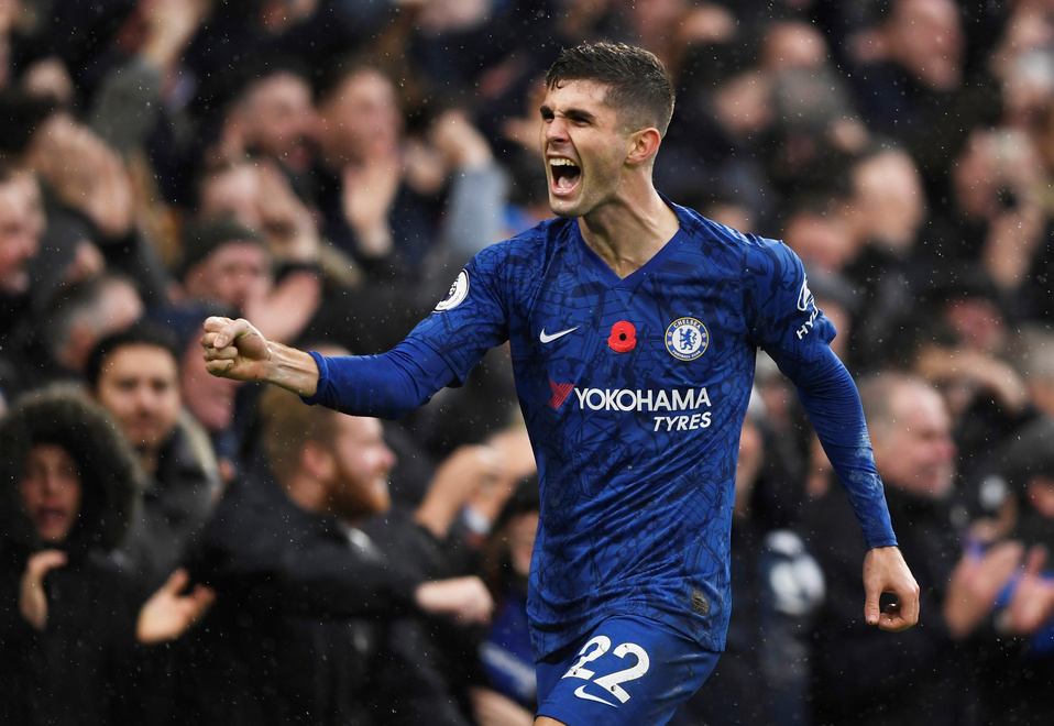 Christian Pulisic Pulisic en festejo de gol (Reuters)