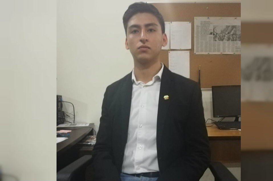 El escritor es estudiante de Relaciones Internacionales del Tec de Monterrey. Foto: Juan Gerardo Porras