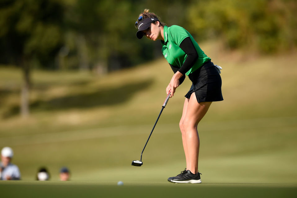 Gaby López, golfista mexicana, termina dentro del top ten en Japón (Cortesía)