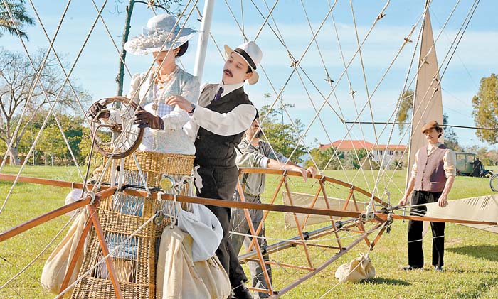"Santos Dumont" es una de las producciones del canal que inicia hoy y que fue filmada en Brasil. Especial
