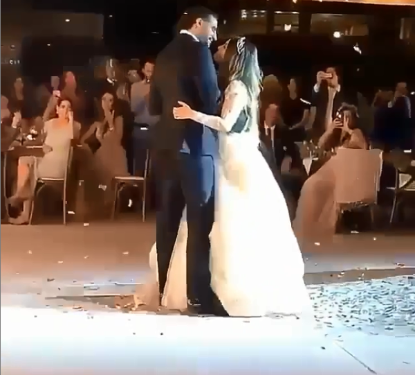 Difunden fotografías de la boda de Dulce María (Captura de pantalla).